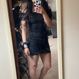Black Lace Dress